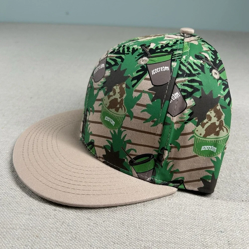Icecream Billionaire Boys Club Hat Snapback All Over Print Shake n Bake Cap